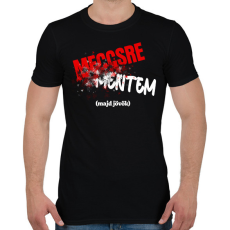 PRINTFASHION Meccsre mentem majd jövök - Férfi póló - Fekete