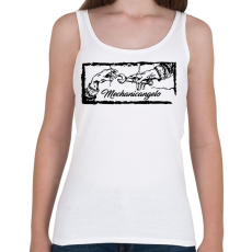 PRINTFASHION Mechanicangelo - Női atléta - Fehér