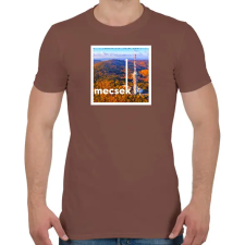 PRINTFASHION mecsek1v1v2vbpngv1 - Férfi póló - Mogyoróbarna férfi póló