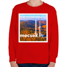 PRINTFASHION mecsek1v1v2vbpngv1 - Gyerek pulóver - Piros gyerek pulóver, kardigán