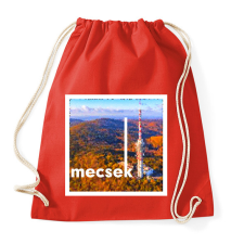 PRINTFASHION mecsek1v1v2vbpngv1 - Sportzsák, Tornazsák - Piros tornazsák