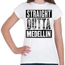 PRINTFASHION Medellin - Női póló - Fehér