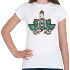 PRINTFASHION Meditáció - Női póló - Fehér női póló