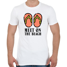 PRINTFASHION meet - Férfi póló - Fehér