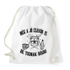 PRINTFASHION Még a jó csávók is be tudnak rúgni - Sportzsák, Tornazsák - Fehér
