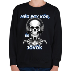 PRINTFASHION Még egy kör... - Gyerek pulóver - Fekete