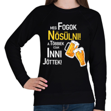 PRINTFASHION Meg fogok nősülni - Női pulóver - Fekete női pulóver, kardigán