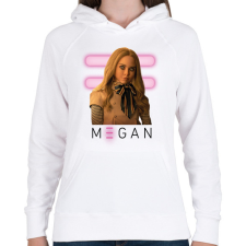 PRINTFASHION Megan baba - Női kapucnis pulóver - Fehér női pulóver, kardigán