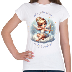 PRINTFASHION Megcéloztam a szívedet! - Női póló - Fehér