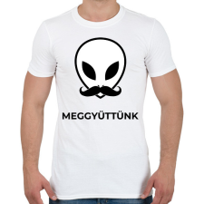 PRINTFASHION MEGGYÜTTÜNK 2 - Férfi póló - Fehér férfi póló