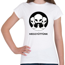 PRINTFASHION MEGGYÜTTÜNK - Női póló - Fehér női póló