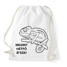 PRINTFASHION Megint hétfő - Sportzsák, Tornazsák - Fehér tornazsák