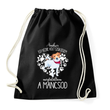 PRINTFASHION Megtaláltam a mancsod - Jack Russel Terrier - Sportzsák, Tornazsák - Fekete tornazsák