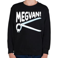 PRINTFASHION Megvan! - Gyerek pulóver - Fekete gyerek pulóver, kardigán