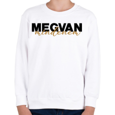 PRINTFASHION Megvan mindenem - páros minta - Gyerek pulóver - Fehér