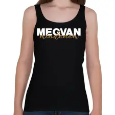 PRINTFASHION Megvan mindenem - páros minta - Női atléta - Fekete női trikó