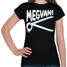 PRINTFASHION Megvan! - Női póló - Fekete női póló