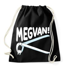PRINTFASHION Megvan! - Sportzsák, Tornazsák - Fekete tornazsák