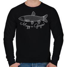 PRINTFASHION Megy a gozos White-04 - Férfi pulóver - Fekete férfi pulóver, kardigán