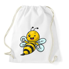 PRINTFASHION Méhecske 2 - Sportzsák, Tornazsák - Fehér tornazsák