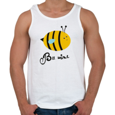 PRINTFASHION Méhecske - Férfi atléta - Fehér atléta, trikó