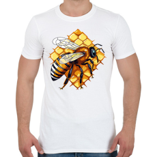 PRINTFASHION Méhecske  - Férfi póló - Fehér