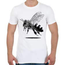 PRINTFASHION Méhecske / Méh rajz - Férfi póló - Fehér férfi póló