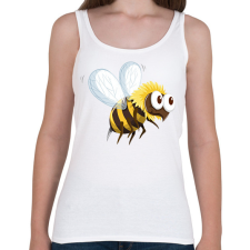 PRINTFASHION Méhecske  - Női atléta - Fehér női trikó