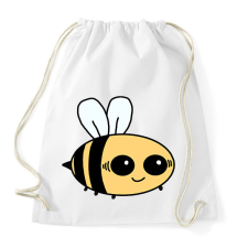 PRINTFASHION Méhecske - Sportzsák, Tornazsák - Fehér tornazsák