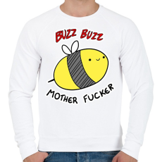 PRINTFASHION Méhecske Thug Life - Férfi pulóver - Fehér