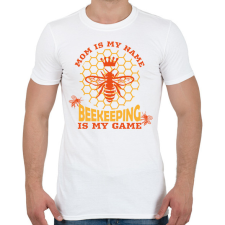 PRINTFASHION Méhész anya - Férfi póló - Fehér férfi pulóver, kardigán