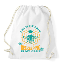 PRINTFASHION Méhész apa - Sportzsák, Tornazsák - Fehér tornazsák