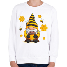 PRINTFASHION Méhész  - Gyerek pulóver - Fehér