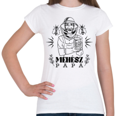PRINTFASHION Méhész papa - Női póló - Fehér
