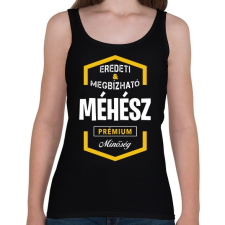 PRINTFASHION Méhész prémium minőség - Női atléta - Fekete női trikó