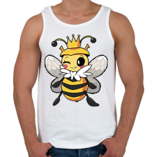 PRINTFASHION Méhkirálynő - Férfi atléta - Fehér atléta, trikó