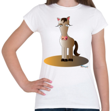 PRINTFASHION Méla paci - Női póló - Fehér