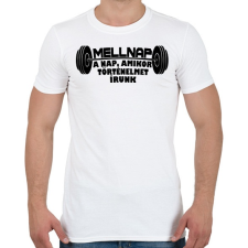 PRINTFASHION Mellnap - Férfi póló - Fehér férfi póló