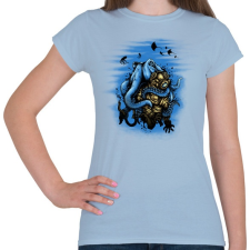 PRINTFASHION Mélytengeri szörny - Női póló - Világoskék női póló