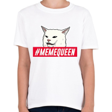 PRINTFASHION Meme Queen - Gyerek póló - Fehér gyerek póló