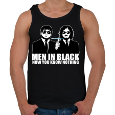 PRINTFASHION Men in Black - Trónok harca black - Férfi atléta - Fekete atléta, trikó