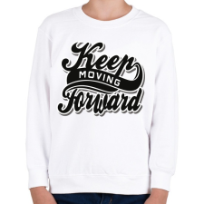 PRINTFASHION Menj előre - Gyerek pulóver - Fehér gyerek pulóver, kardigán