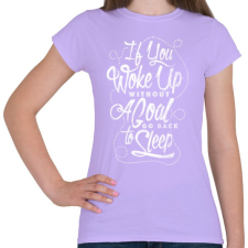 PRINTFASHION Menj vissza aludni! - Női póló - Viola női póló