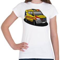 PRINTFASHION Mentőautó - Női póló - Fehér