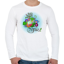 PRINTFASHION Mentsd meg a Földet! - Férfi hosszú ujjú póló - Fehér férfi póló