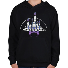 PRINTFASHION Menzoberranzan - Gyerek kapucnis pulóver - Fekete