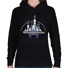 PRINTFASHION Menzoberranzan - Női kapucnis pulóver - Fekete