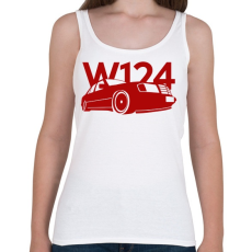 PRINTFASHION Mercedes w124 - Női atléta - Fehér