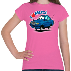 PRINTFASHION merci - Női póló - Rózsaszín