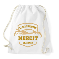 PRINTFASHION Merci sofőr - Sportzsák, Tornazsák - Fehér tornazsák